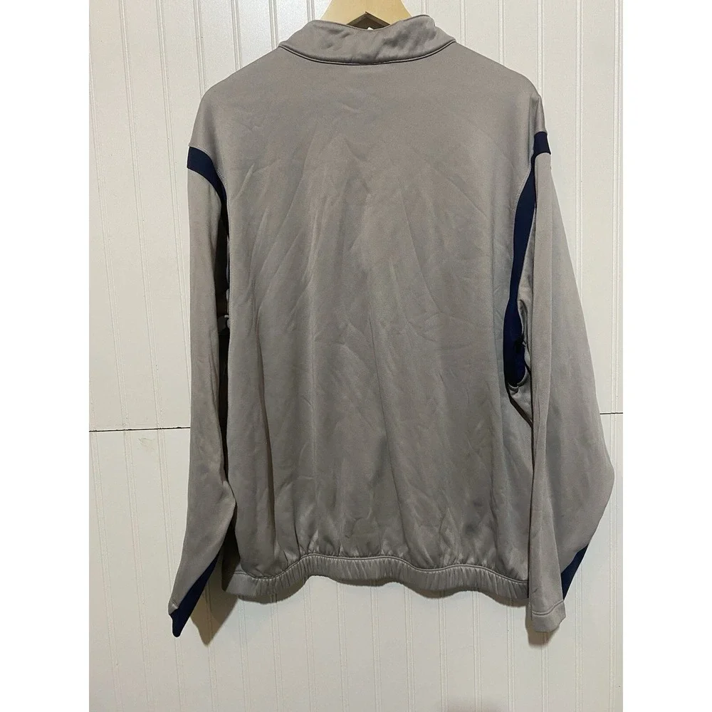 Nike Golf Therma-Fit Men's XL‎ Grey 1/4 Zip Fleece Pullover Light Jacket Logo
